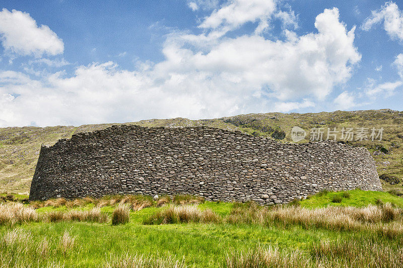 Staigue Stone Fort在Kerry县，爱尔兰